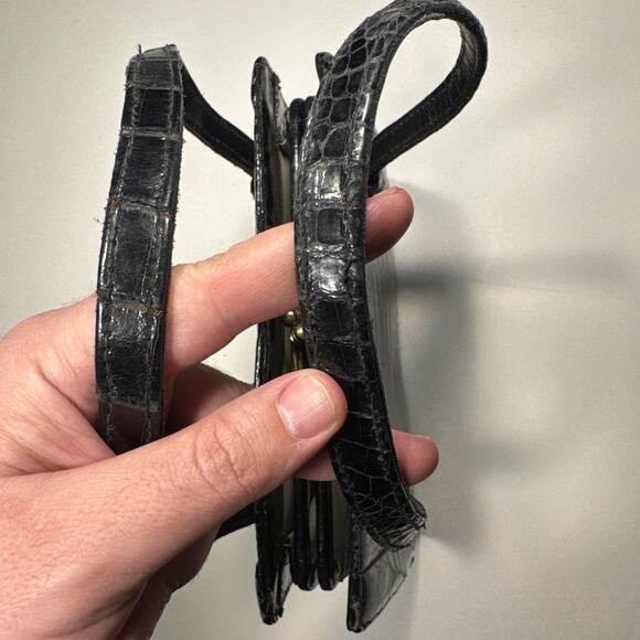 Vintage Alligator Leather Small Hand Bag - Picture 7 of 16